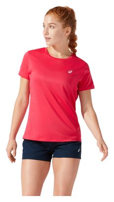 Maillot manches courtes Asics Core Run Rose Femme