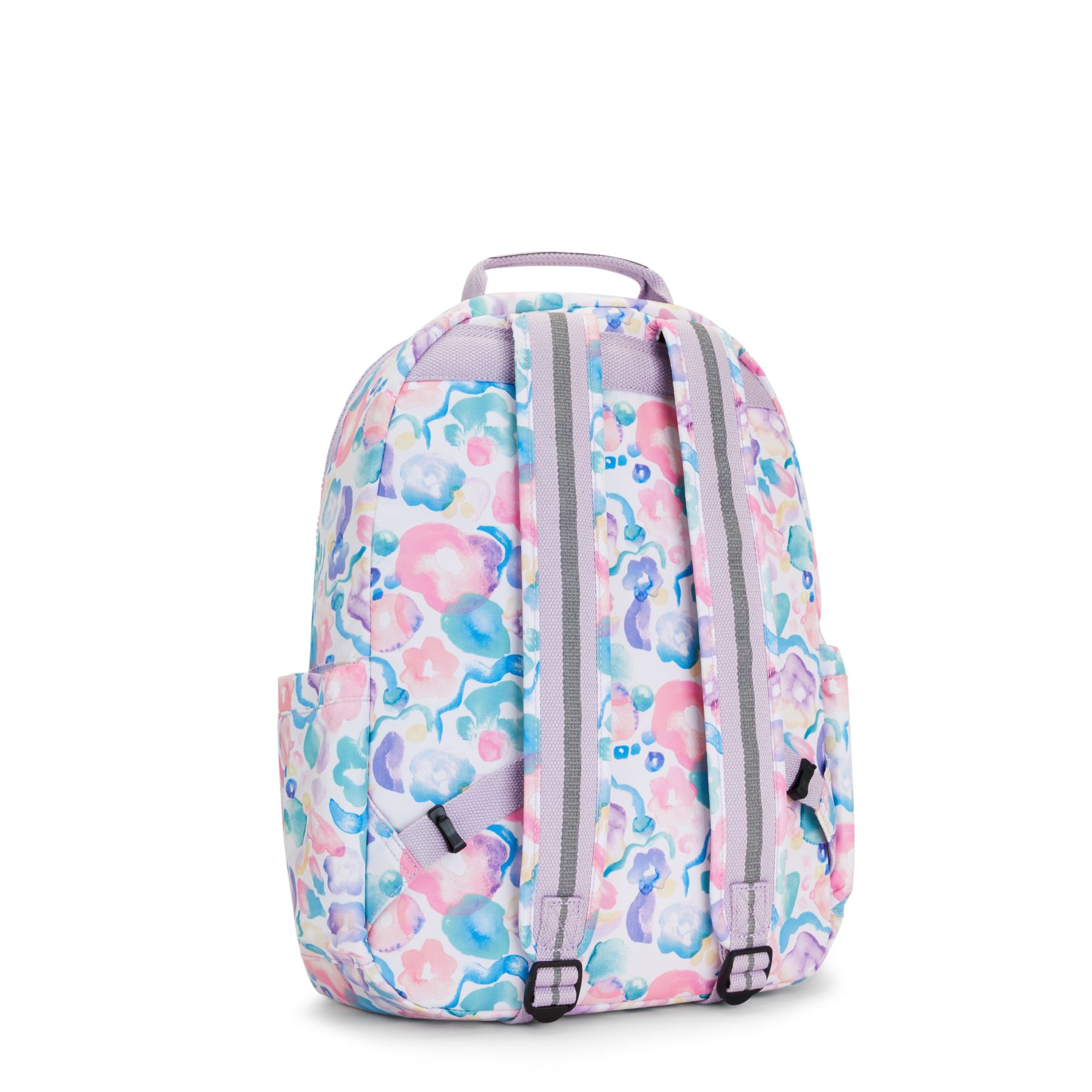 SEOUL Grand Sac à Dos Avec Protection Pour Ordinateur Portable - Aqua Flowers