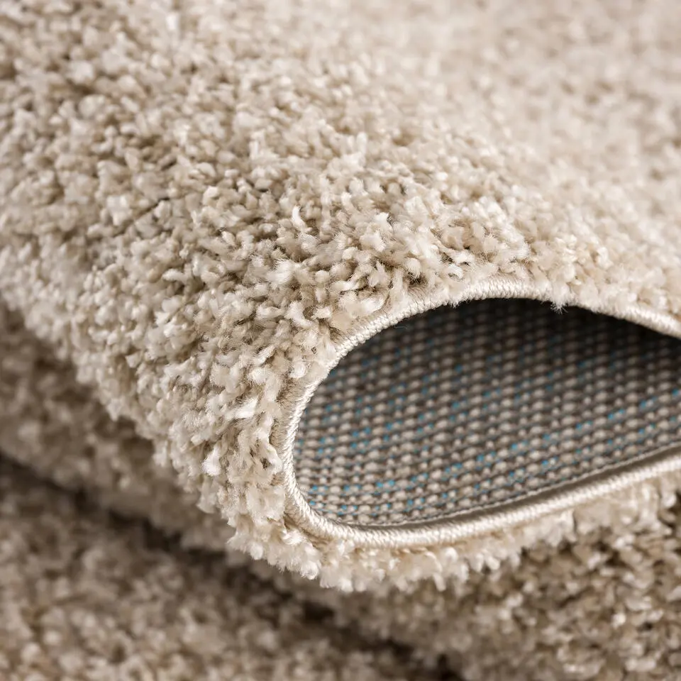 Loca Shaggy Vloerkleed Beige Hoogpolig - 300x400 CM