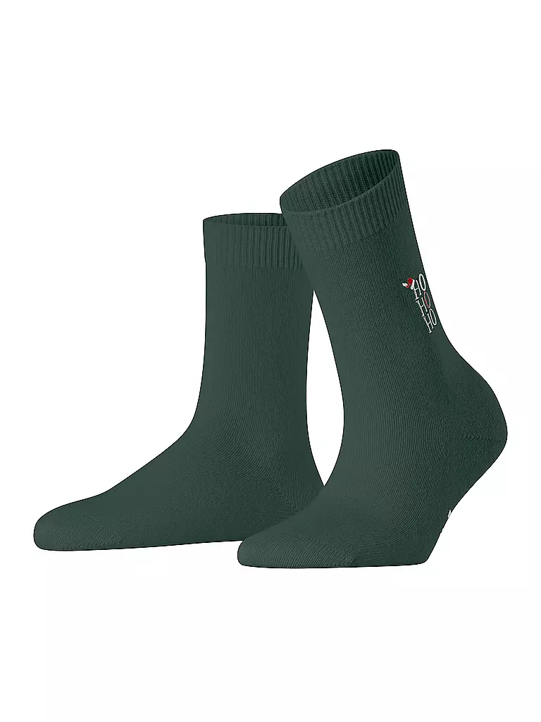 FALKE Damen Socken COSY WOOL hunter green grün