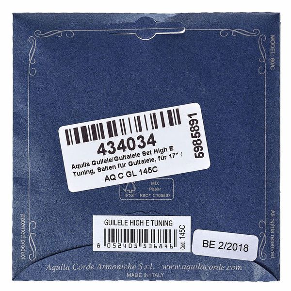 Aquila Guilele/Guitalele Set High E