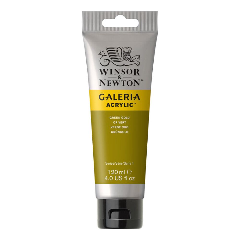 AKRYLFARGE W&N GALERIA NR 294 GRØNN GULL 120ML