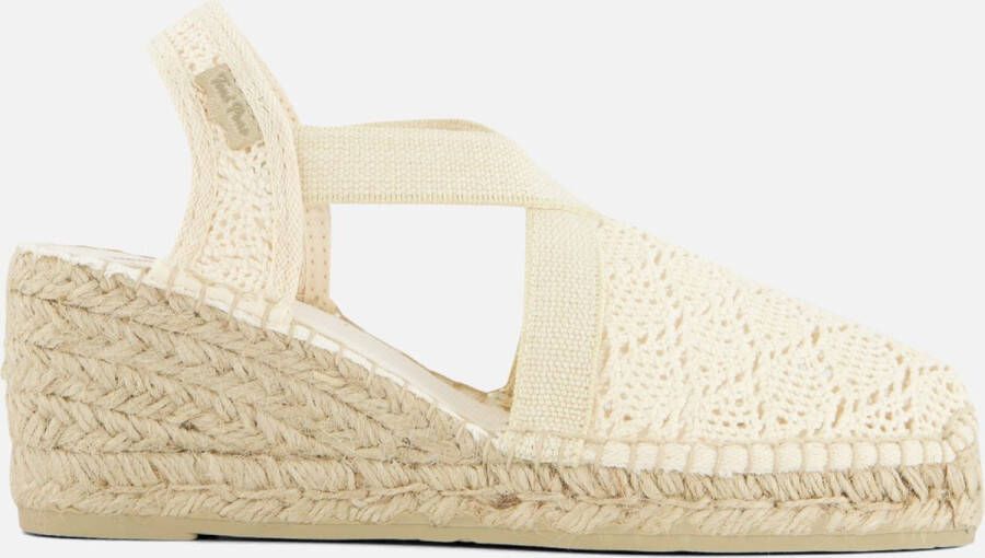 Toni Pons Geborduurde espadrille met middelhoge sleehak TERRA-AD