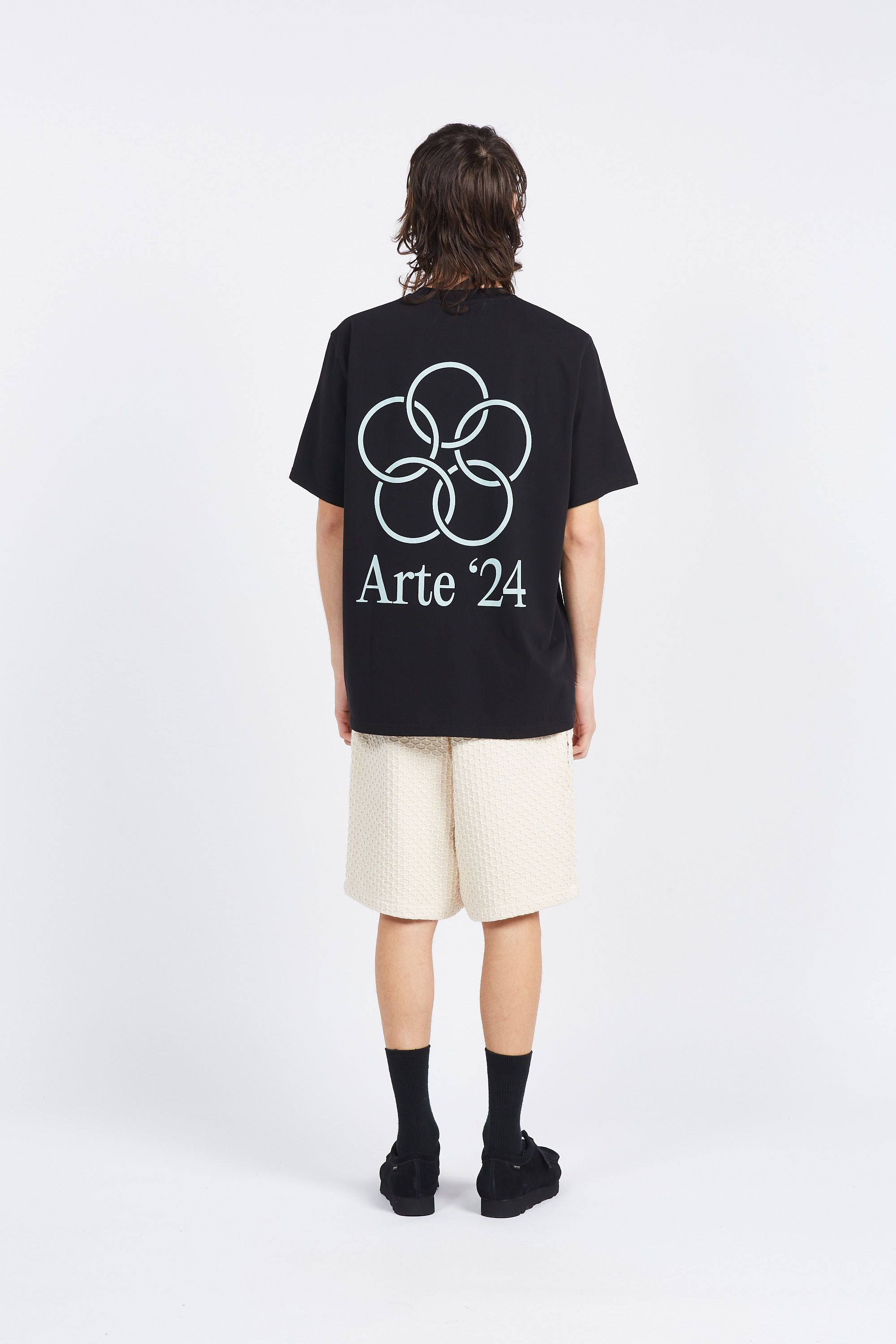ARTE ANTWERP T-shirt Teo Back Rings T-shirt Noir