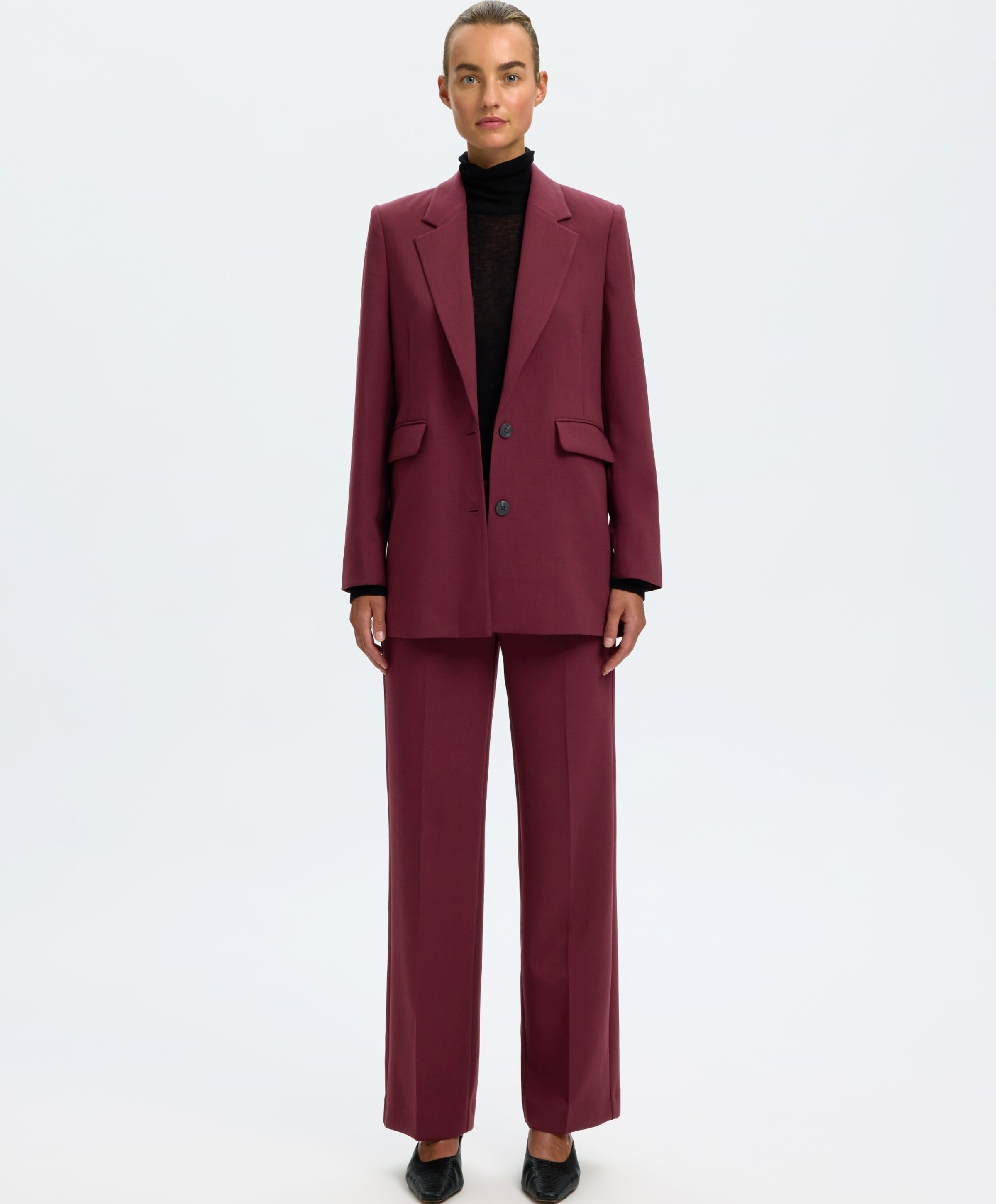 Selected Dames blazer bordeaux