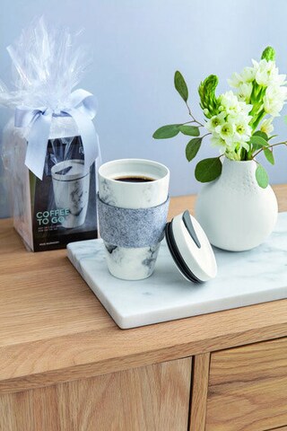 like. Becher COFFEE TO GO MARMORY 350 ml