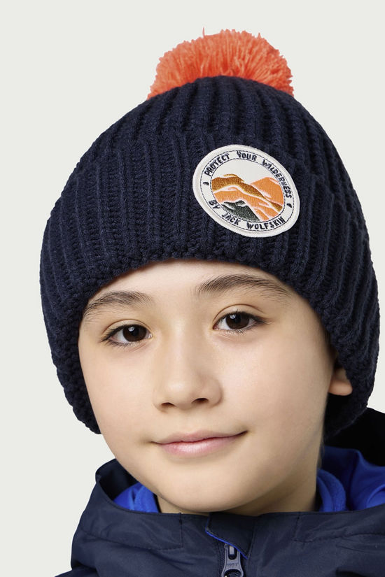 Jack Wolfskin Jack Wolfskin Pompom Badge Beanie Junior
