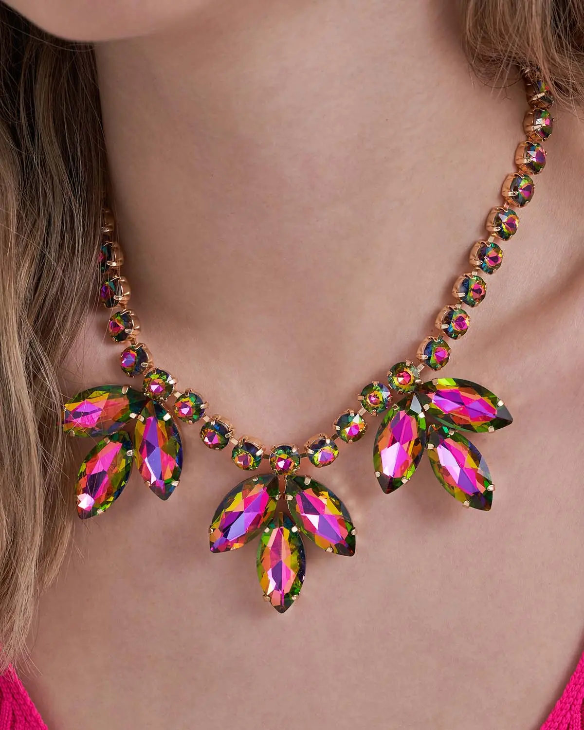 Choker - Glowing Flowers