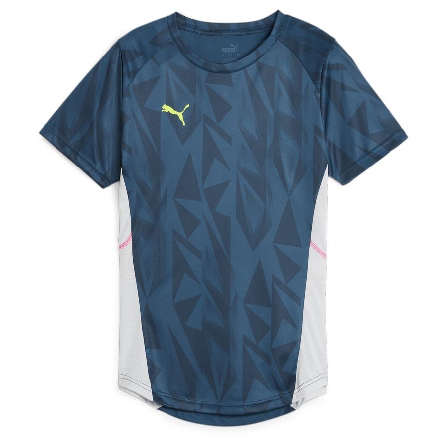 PUMA T-shirt d'Entraînement IndividualBlaze - Bleu Marine/Argenté
