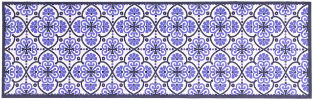 Primaflor-Ideen in Textil Küchenläufer »LISSABON, Made in Belgium« rechteckig 5 mm Höhe Motiv Ornamente, Fliesen Design, rutschhemmend, waschbar, Küche