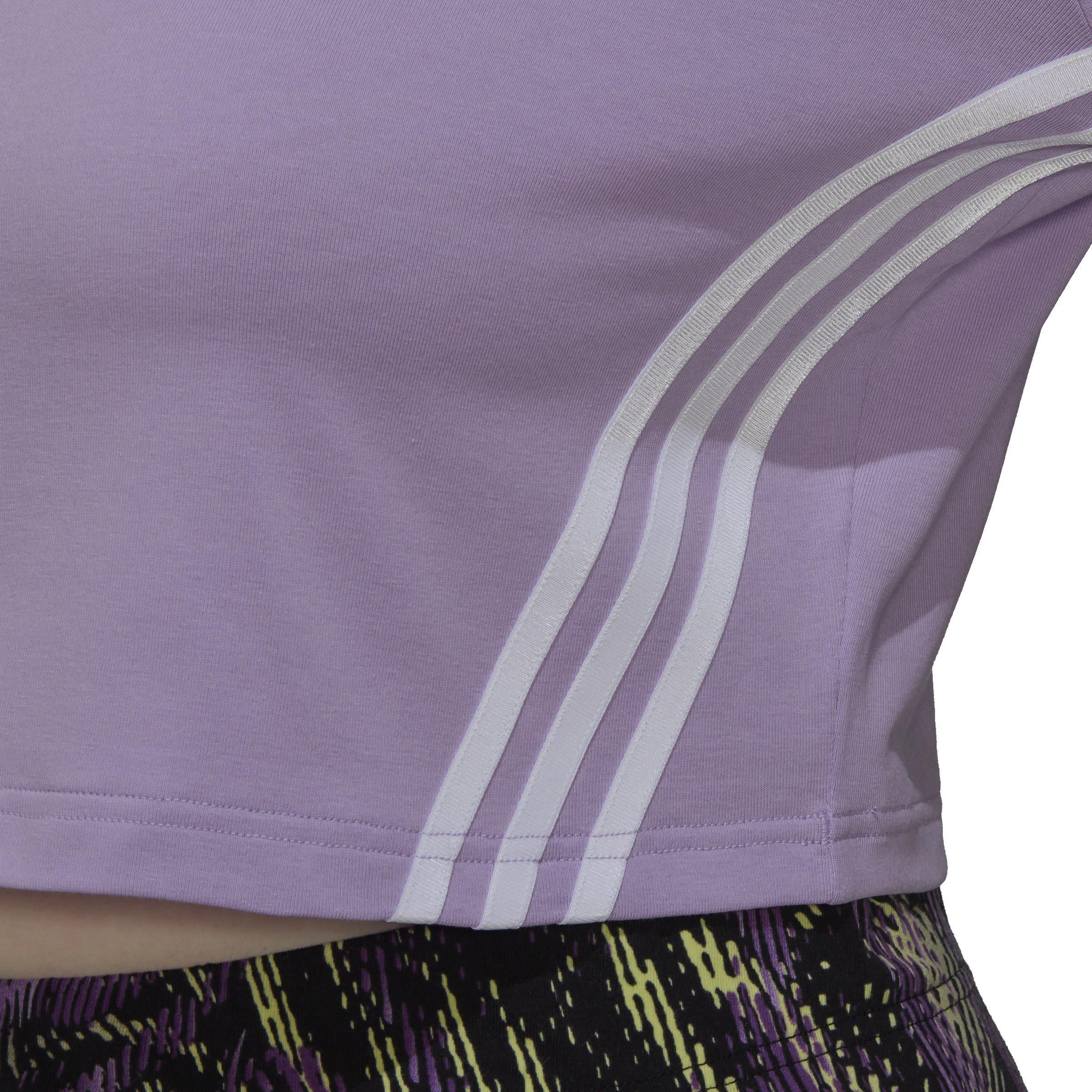 adidas Cropped Long Sleeve Top (Plus Size) Womens