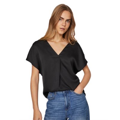 Tee-shirt à manches courtes femme Viellette NOIR VILA