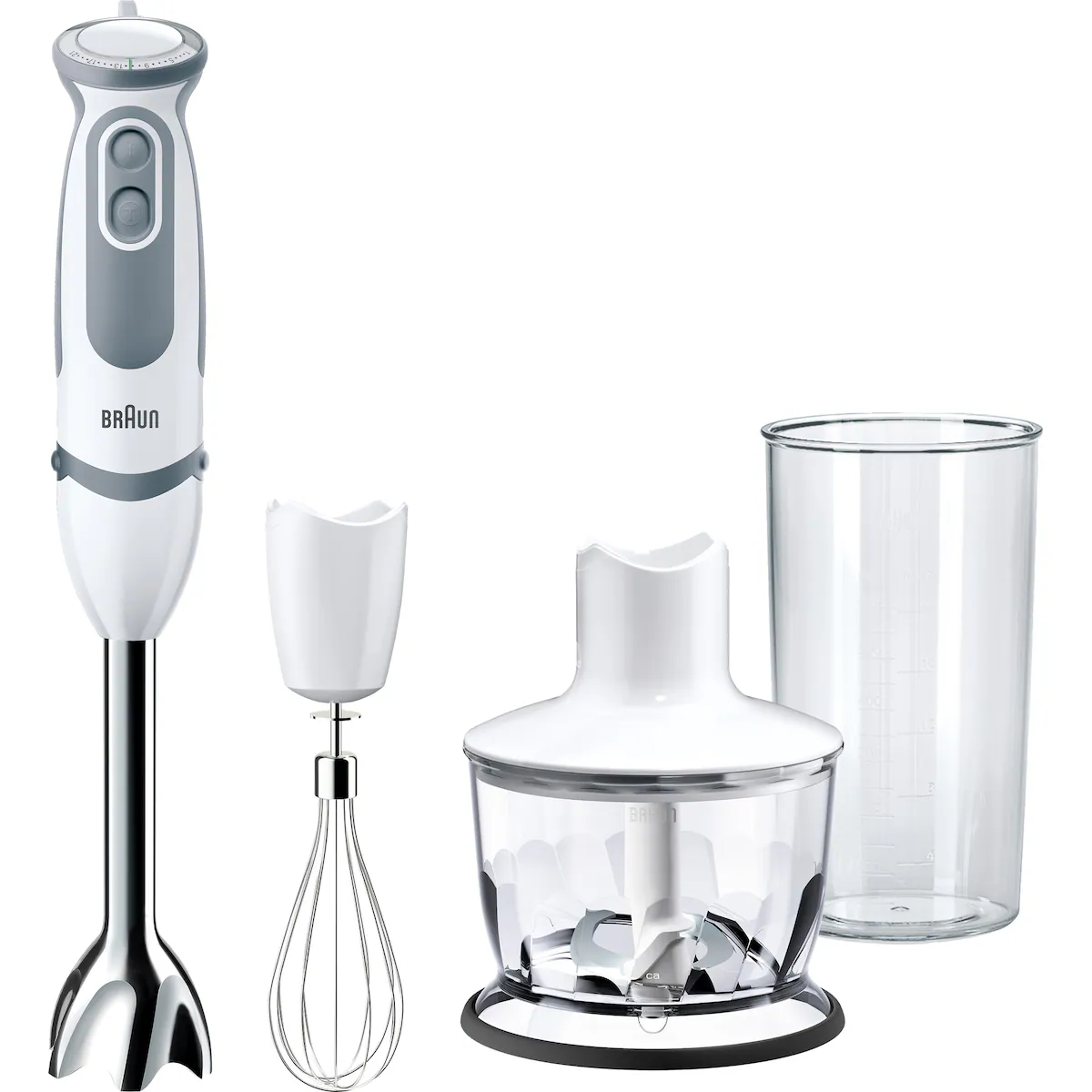 Braun MultiQuick 5 Vario Blender MQ 5235 stavmikser, 1000 W, Antall hastigheter 21, Chopper, Hvit
