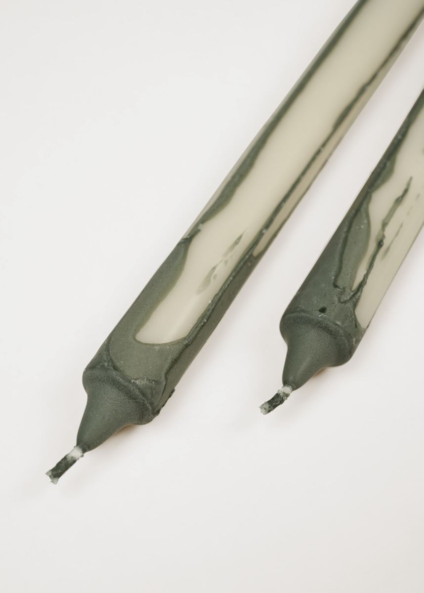 Kronelys lavgrønn - 30 cm