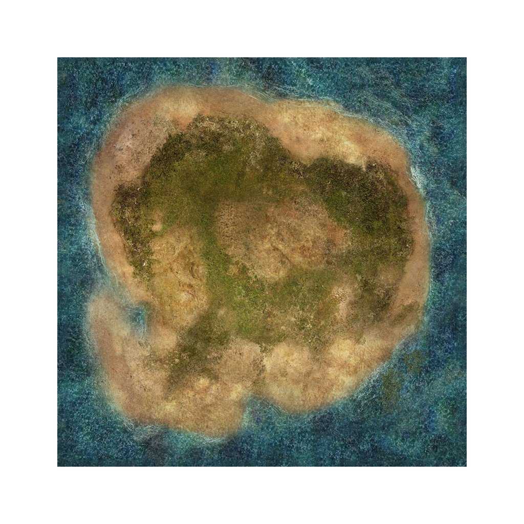 Playmats - Mousepad - Island - 48''x48''