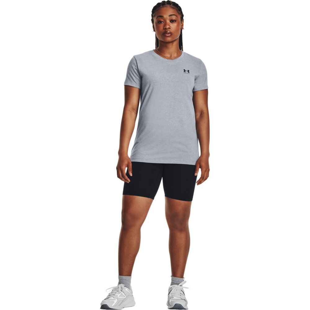 Under Armour SPORTSTYLE LC - Tee-shirt Femme gris