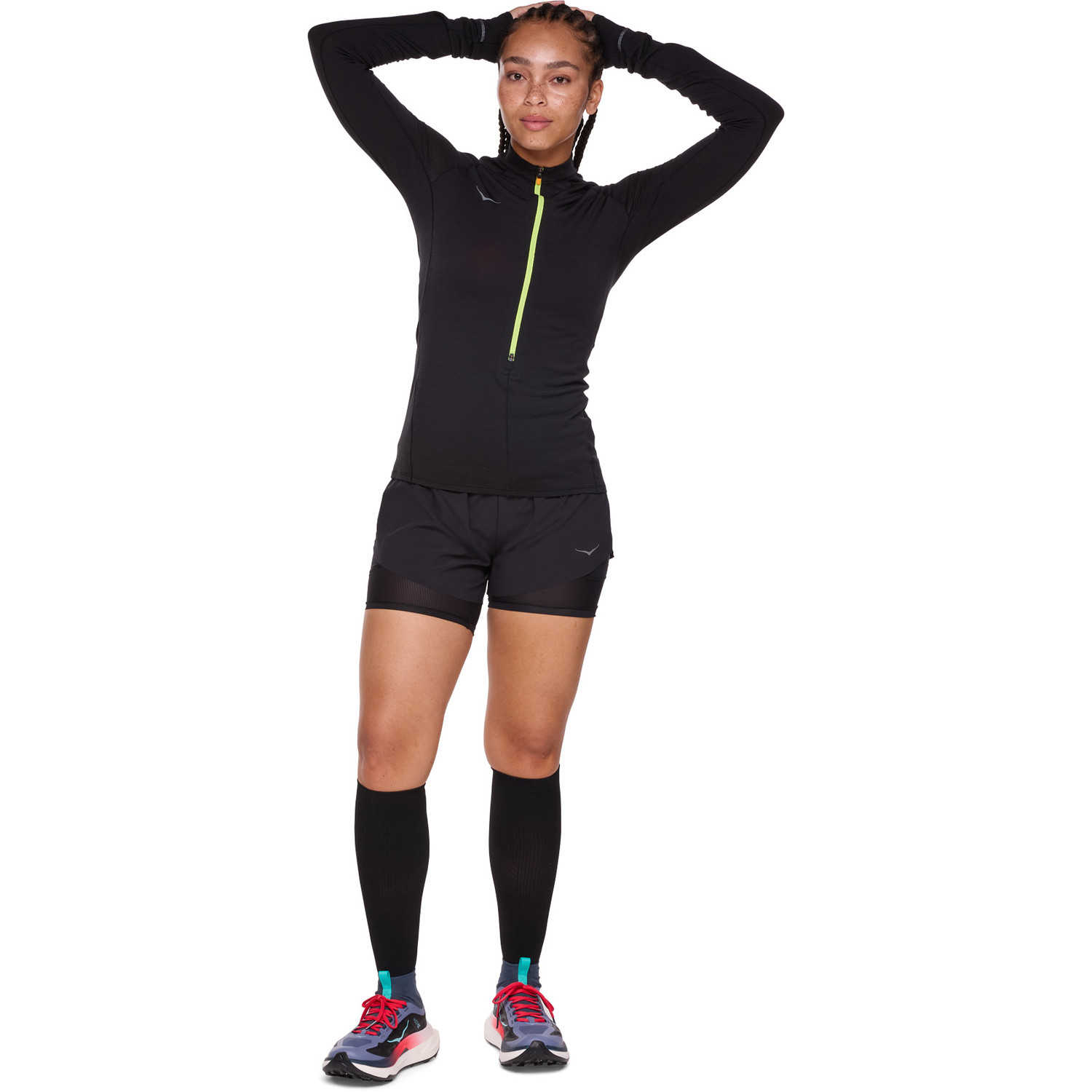 HOKA Basezip Longsleeve Dames