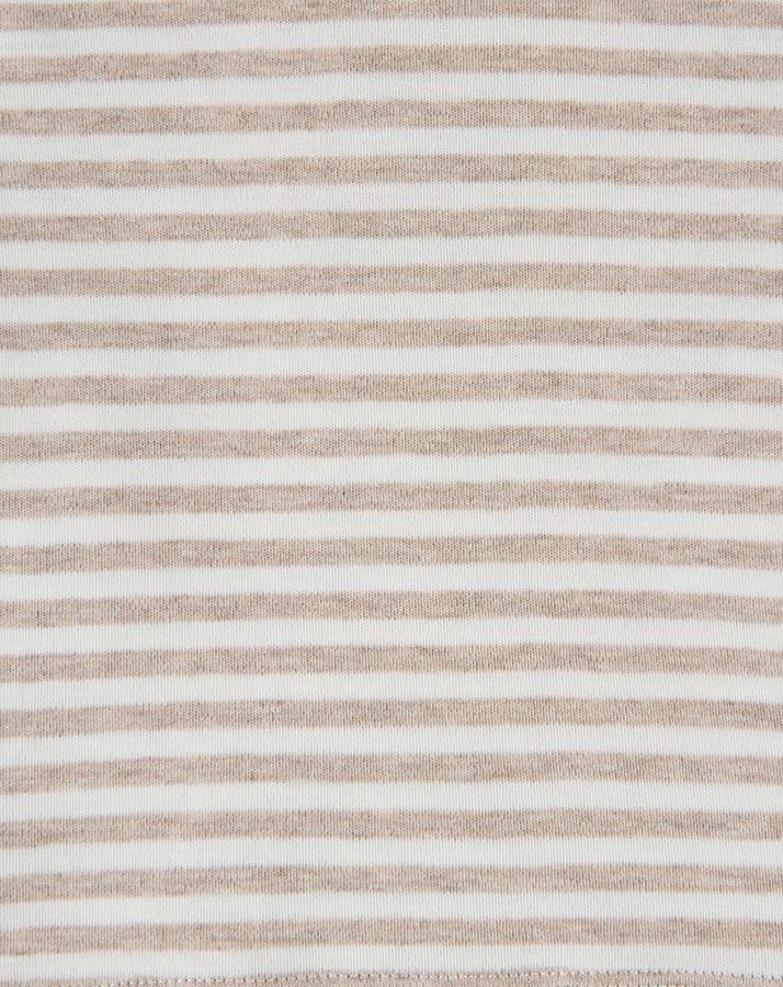 Langarmshirt INFINITY gestreift in sand melange