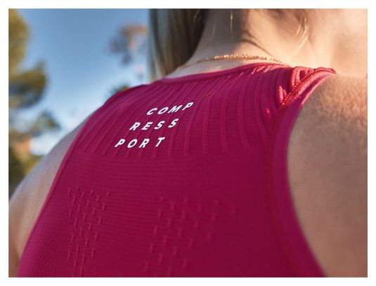 Débardeur Compressport Tri Postural Femme Rose