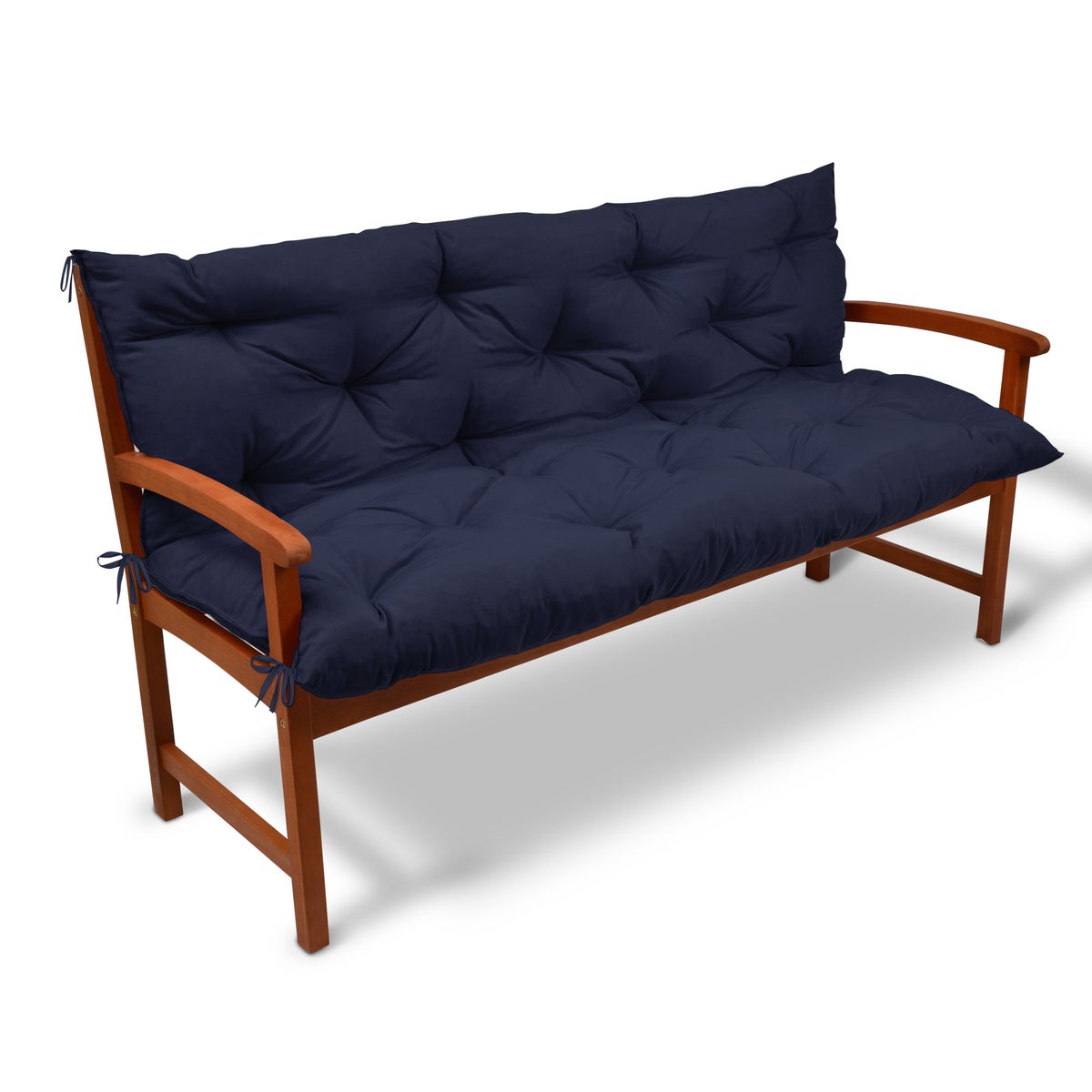 Beautissu Flair BR bankkussen 120x50cm donkerblauw