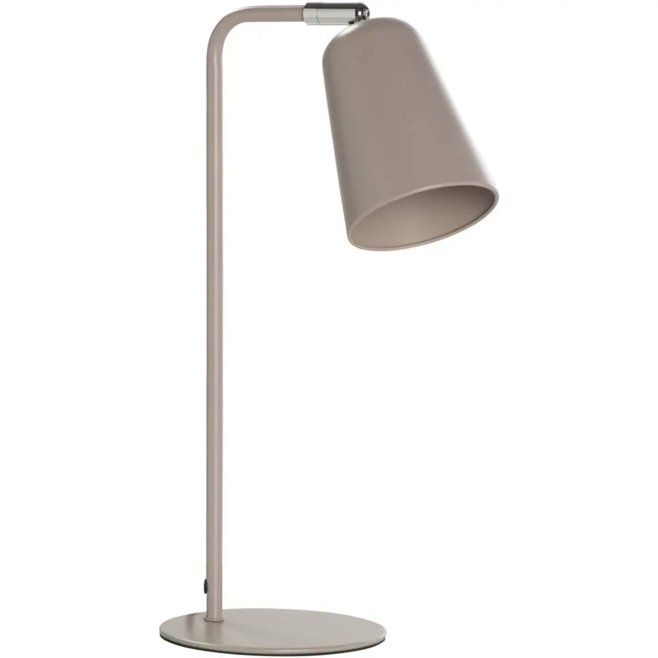 Tafellamp Mels taupe metaal 47,5xØ16 cm