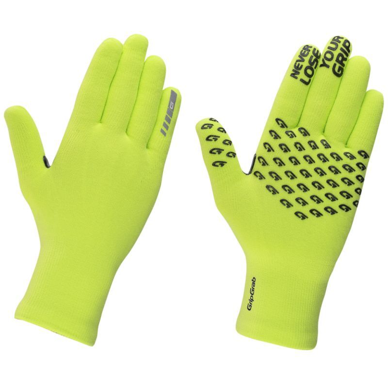Waterproof Hi-Vis Knitted Thermal Glove - Gants vélo