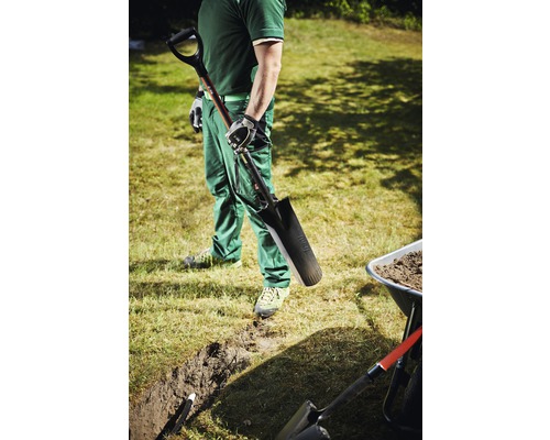 Drainagespade voor_q profi_Line met glasvezelsteel