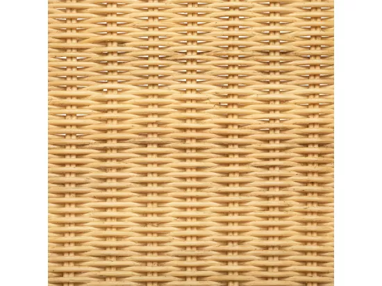Fauteuil en bois de rotin coloris naturel - longueur 65 x Profondeur 72 x Hauteur 82 cm