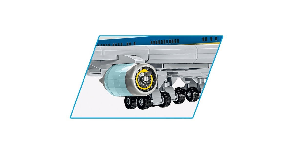 COBIBoeing 747 Air Force One Constructiespeelgoed  (Schaal 1:144)