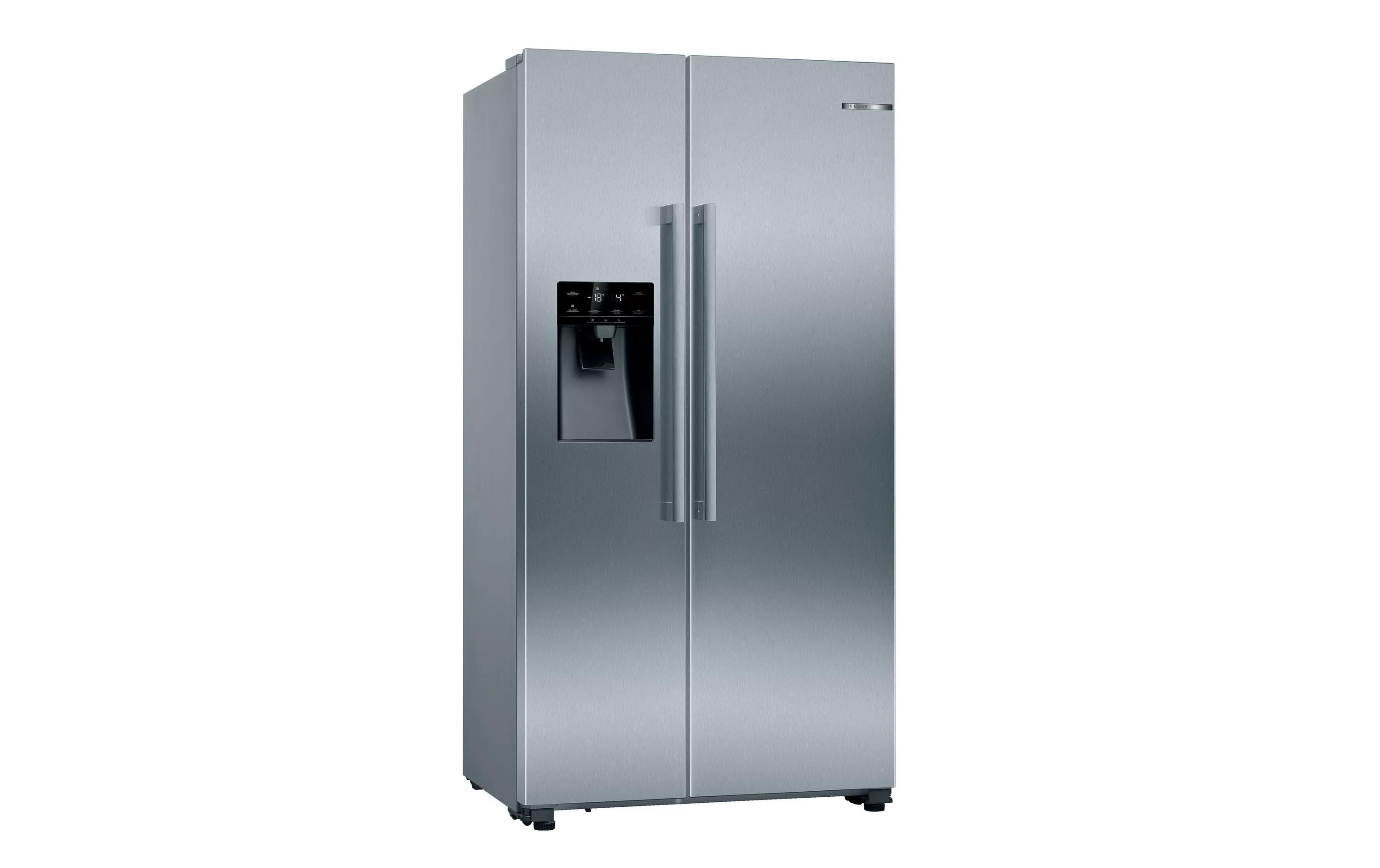 Foodcenter KAD93AIEP Silber<br>Side by Side Kühlgerät mit Eis-Wasser-Spender