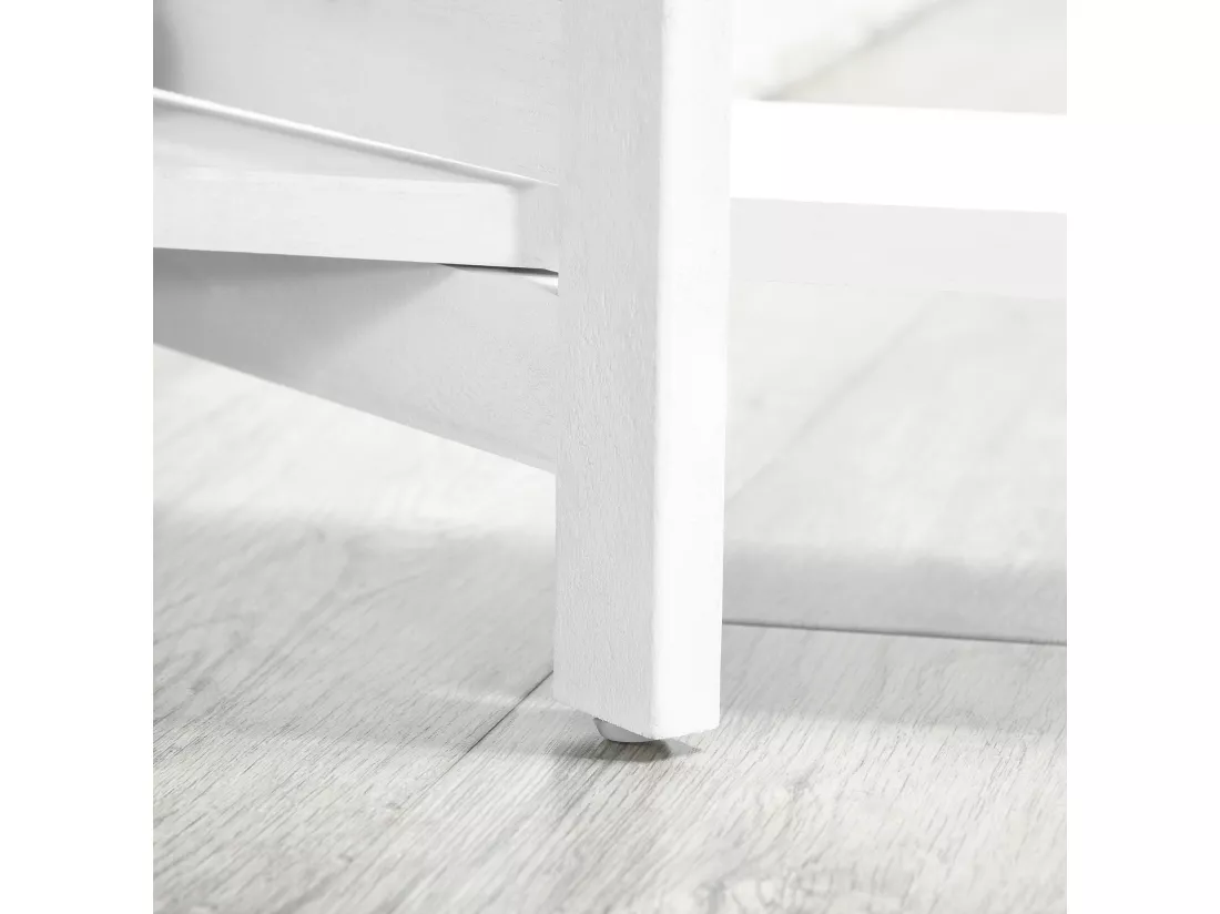 Paravent intérieur 4 panneaux 3 étagères pliables séparateur de pièce portes persiennes bois de paulownia blanc