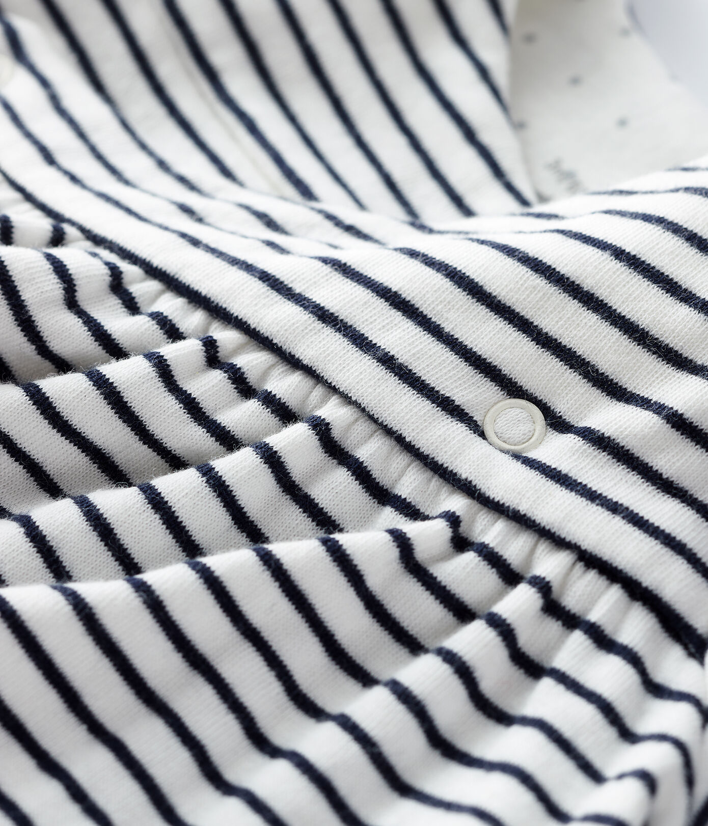 Robe à rayures manches longues bébé fille en tubique