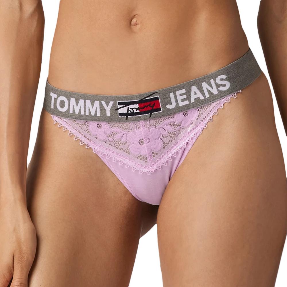 Tommy Hilfiger String Mauve Femme Tommy Hilfiger UW0UW03950