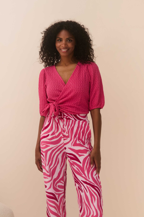 Lofty Manner roze dames blouse