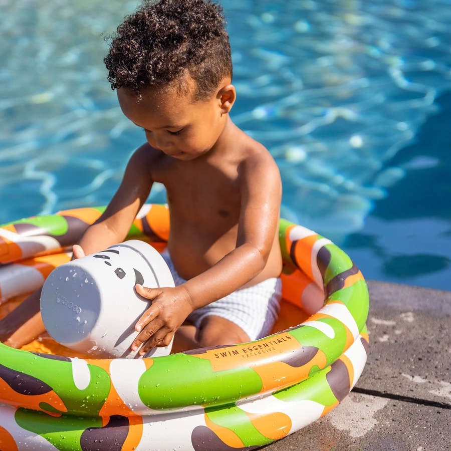 Swim Essentials Printed Baby Pool Camouflage 60 cm 2 rings