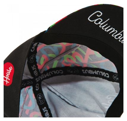 Casquette Cinelli Tubography Noir / Multicouleur