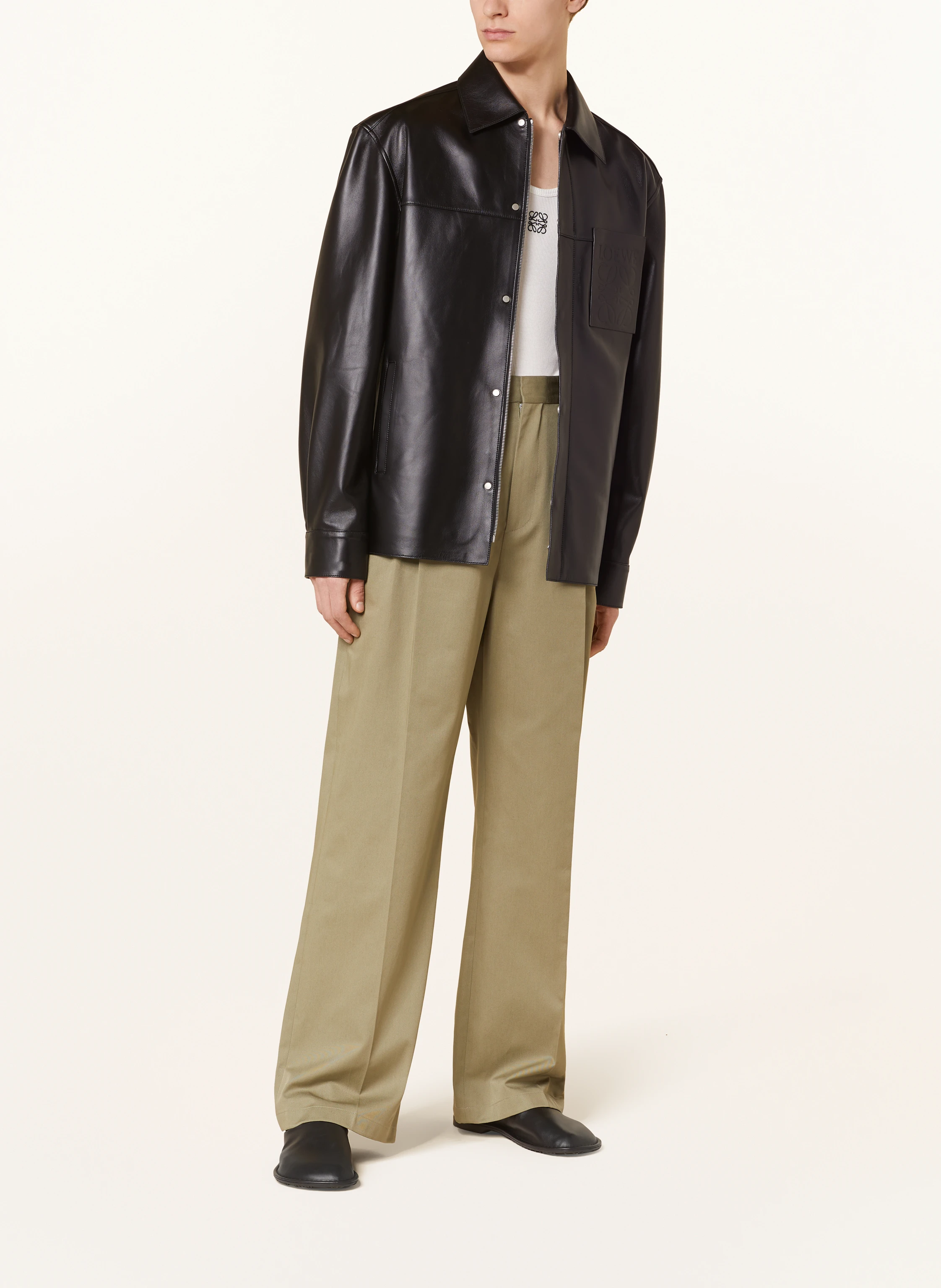 LOEWE Leder-Overjacket