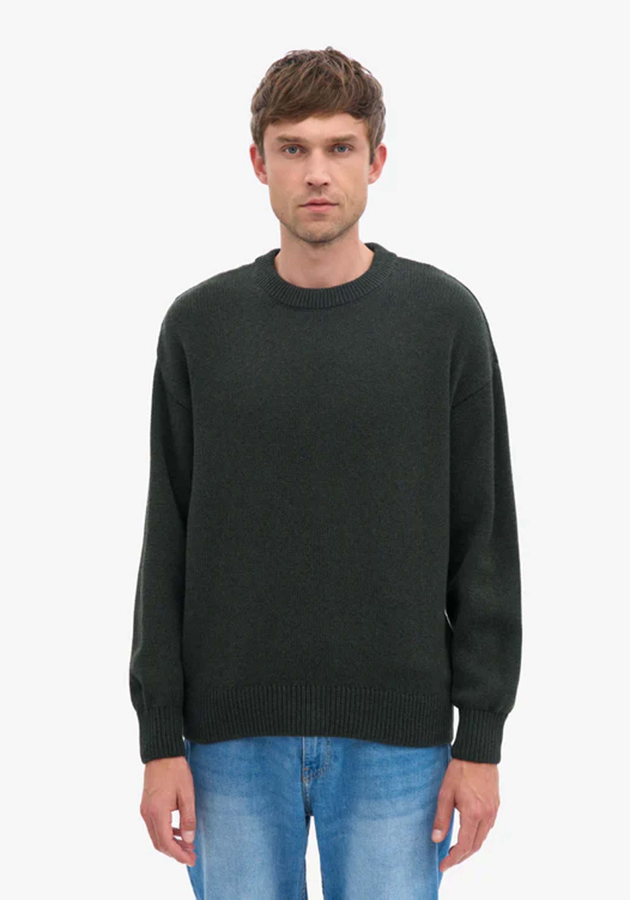 Colorful Standard Oversized Merino-Wollpullover Hunter Green