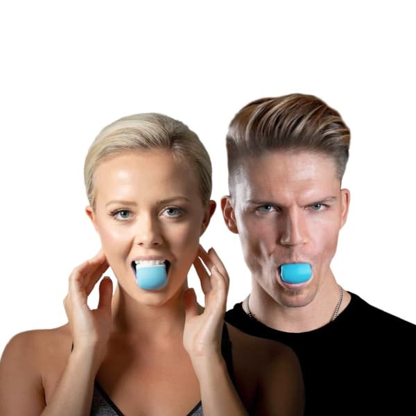 2-Pak Kjeven trener / Jawline Exerciser - Trening for Ljevemusklene