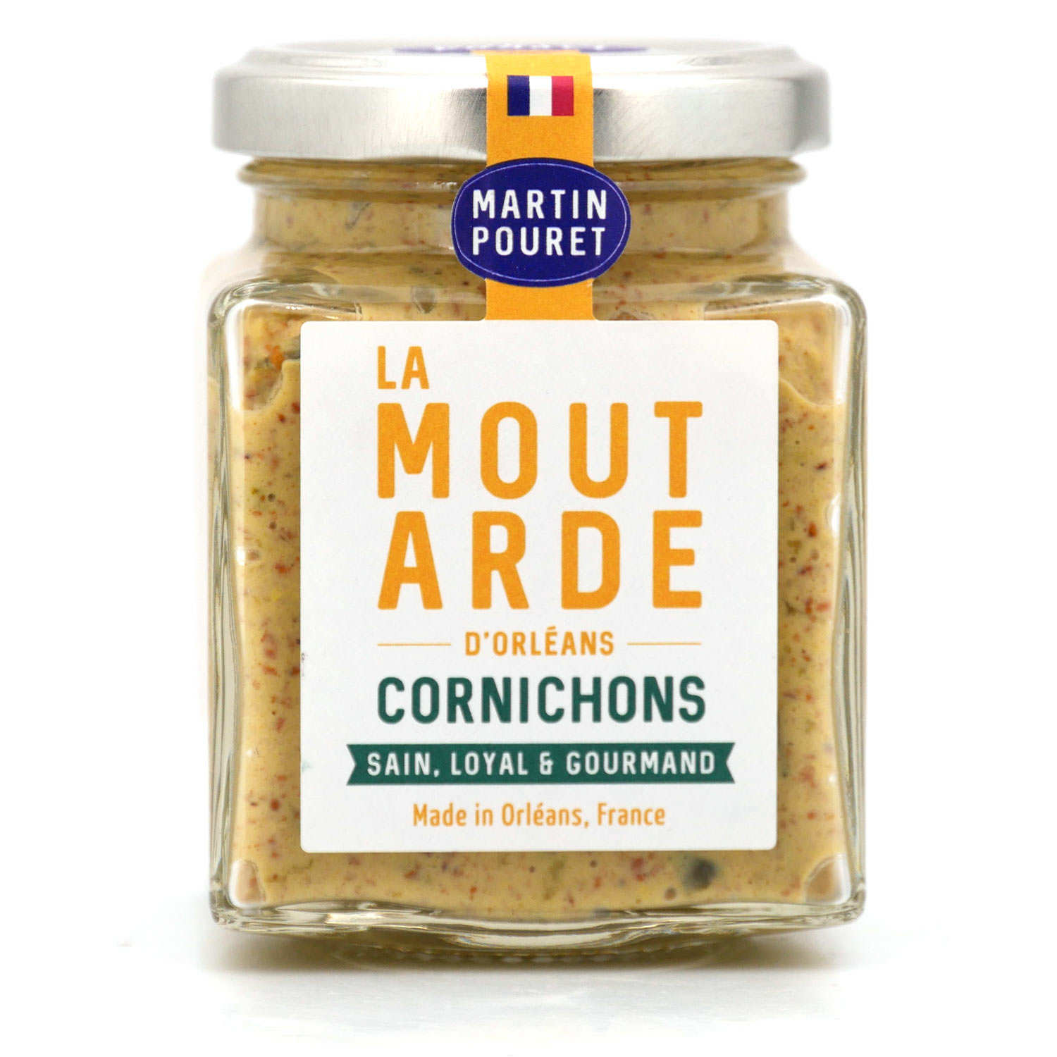 Moutarde d'Orléans aux Morceaux de cornichons croquants