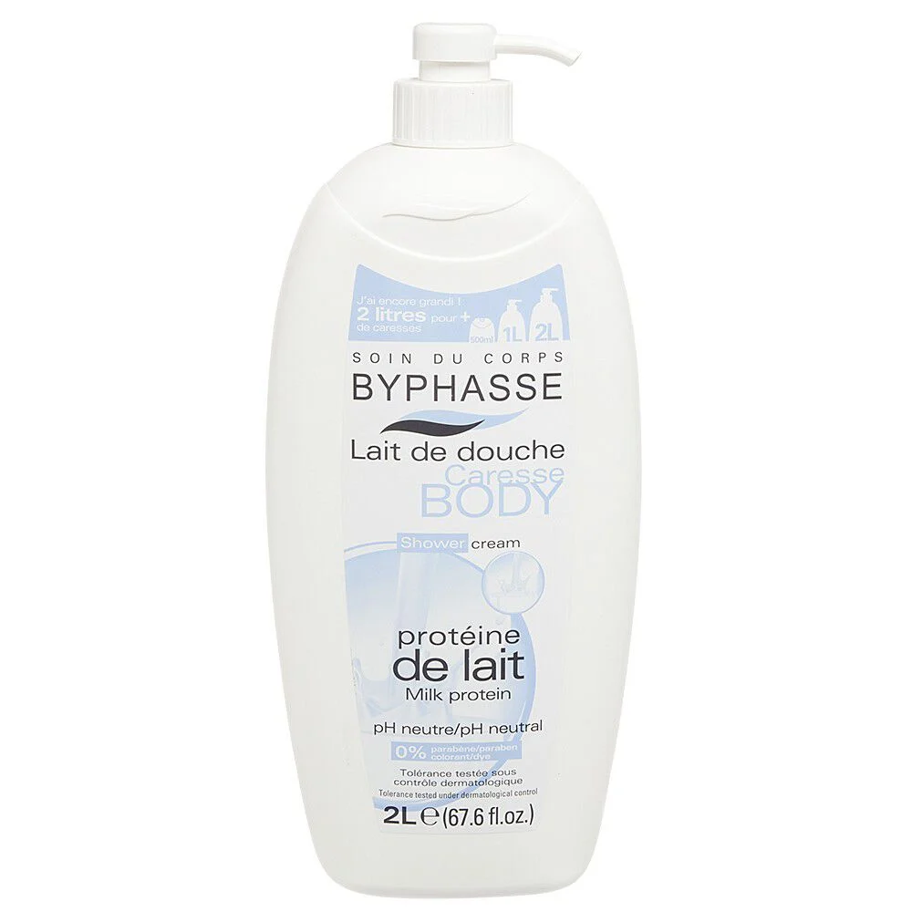 Lait de douche protéine de lait 2L Byphasse