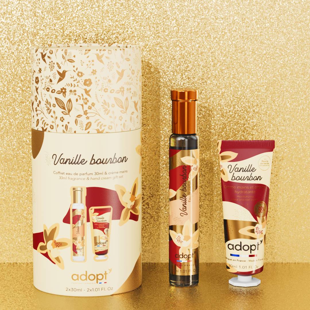 Vanille Bourbon - COFFRET EAU DE PARFUM 30 ML + CRÈME MAINS 30 ML
