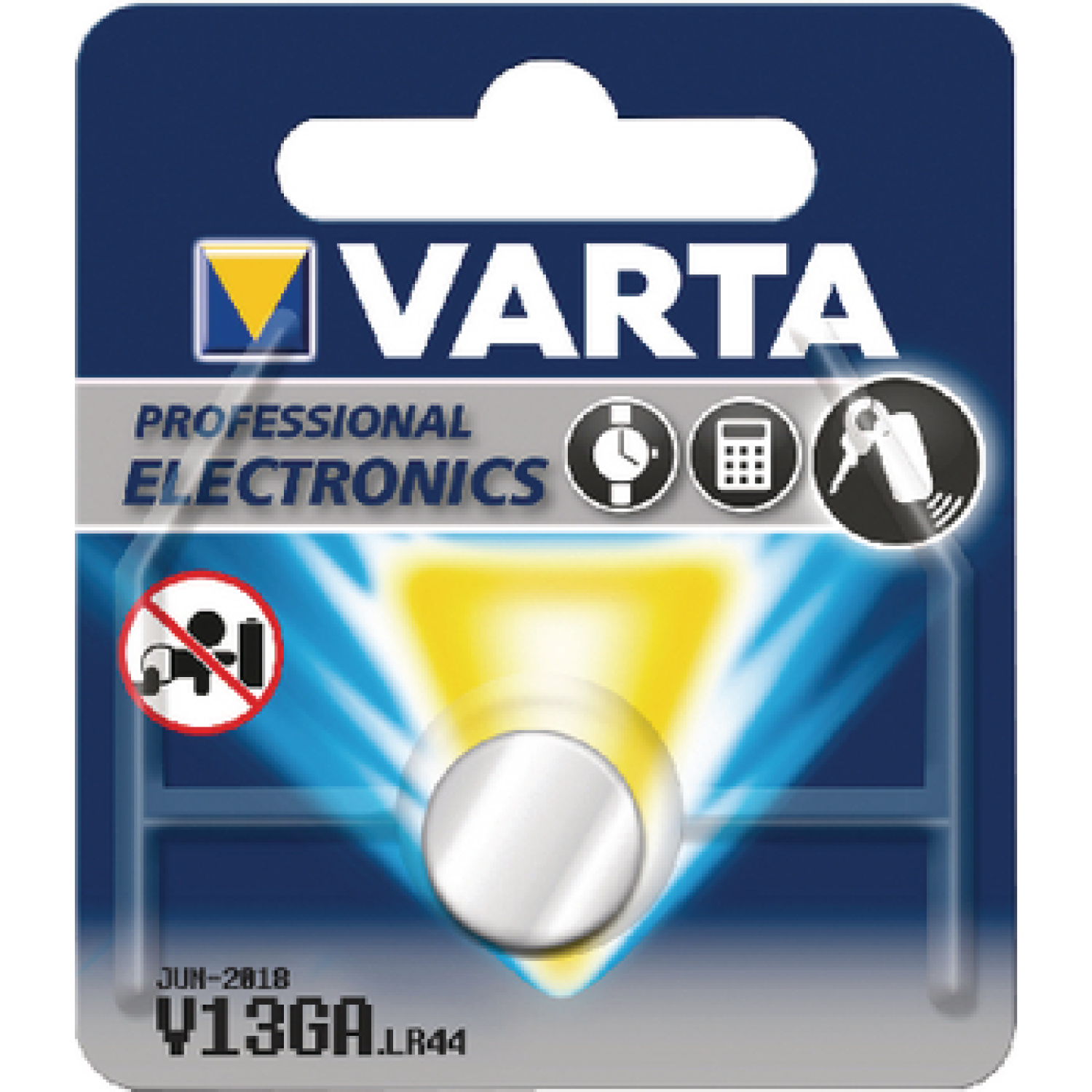Varta Knoopcelbatterij - Alkaline - 1,5V - LR44 - V13GA