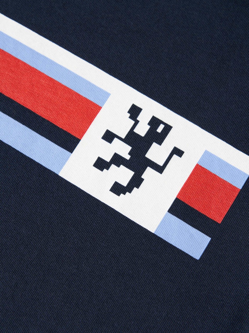 T-shirt de algodão com estampado