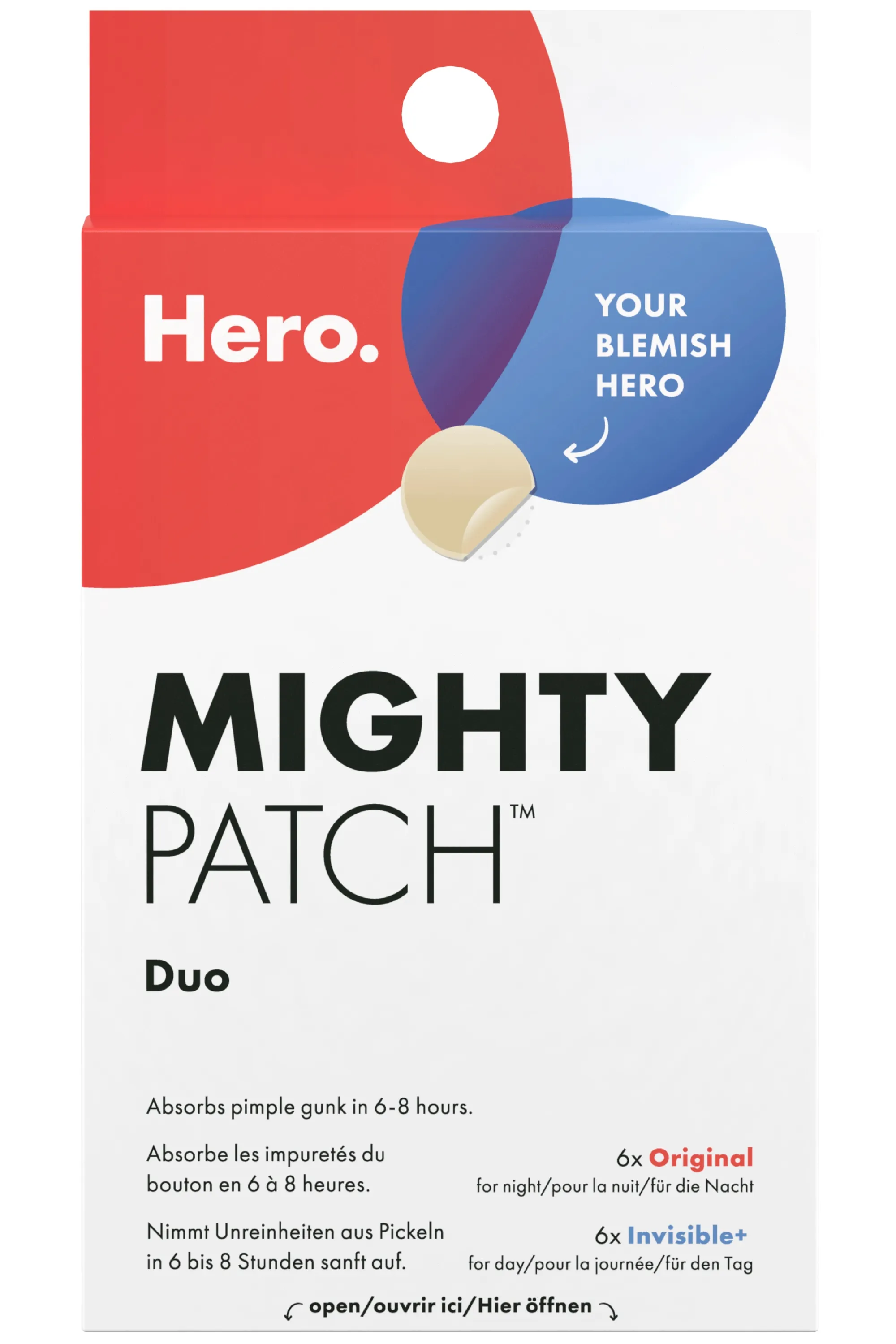 Hero. Patchs boutons Mighty Patch Duo
