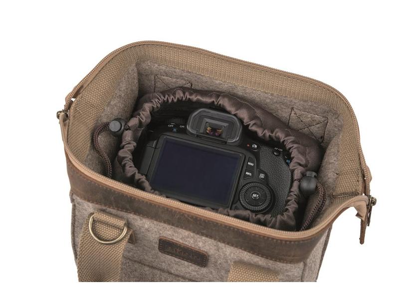 Dörr Kameratasche Ranger S Braun Foto- und Jagdtasche aus robustem Filz