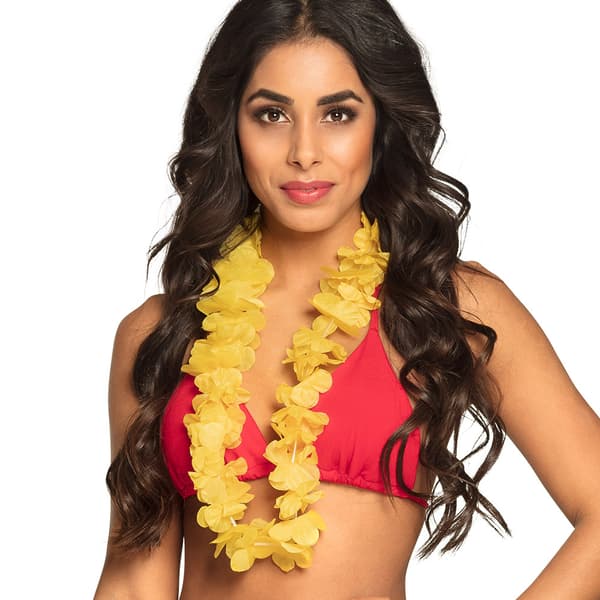 Gult Hawaiikrans for voksne