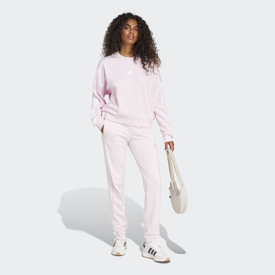 Adidas Pantalon à revers French terry 3 bandes Essentials