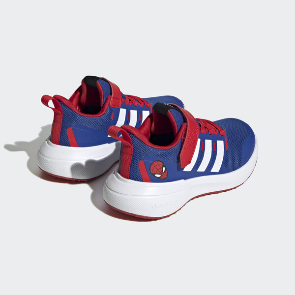ADIDAS ORIGINALS CHAUSSURE À LACETS ÉLASTIQUES ET SCRATCH SUR LE DESSUS ADIDAS X MARVEL FORTARUN SPIDER-MAN 2.0 CLOUDFOAM