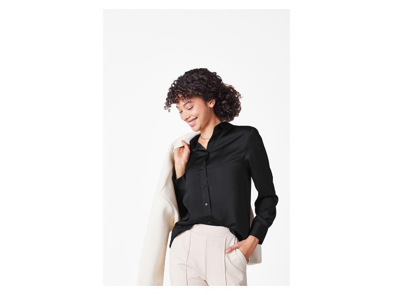 Satijnen dames blouse
